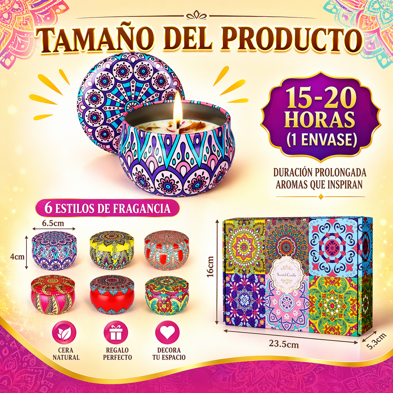 🕯️💗Velas Encanto Aromas que Enamoran💗🕯️