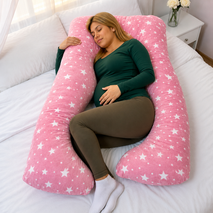 🤰 💖 ALMOHADA MATERNAL PREMIUM 5 EN 1 – DESCANSO, LACTANCIA Y SOPORTE
