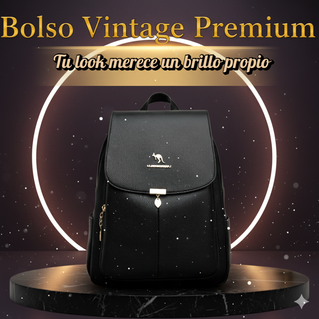 Bolso Vintage Premium De Cuero