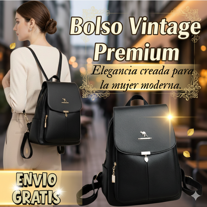 Bolso Vintage Premium De Cuero