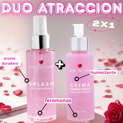 💯🥰COMBO SPLASH Y CREMA DE MANOS CON PHEROMONAS CONCENTRADAS 🩷💯