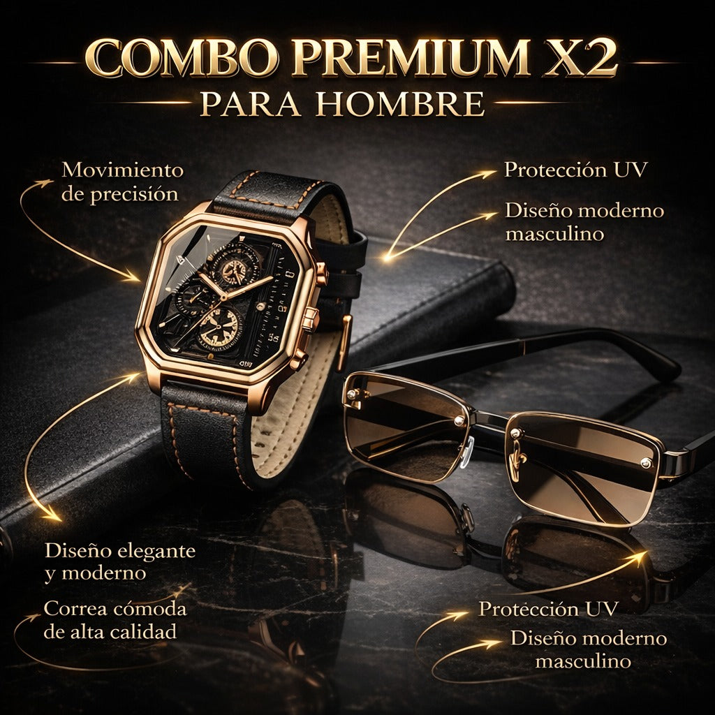 💎 🔥 COMBO 2X1 LUXURY – ESTILO MILLONARIO 💎